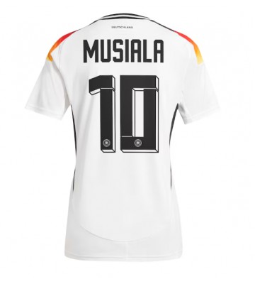 Tyskland Jamal Musiala #10 Hjemmebanetrøje EM 2024 Kort ærmer